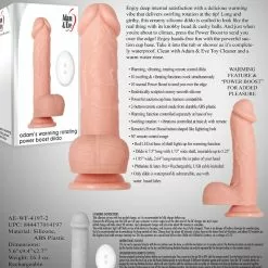 Adam & Eve Realistische Vibrator Adam's Warming Rotating 9 Adam & Eve Realistische Vibrator Adam's Warming Rotating -Clitoris Vibrators Verkoop warming dildo back