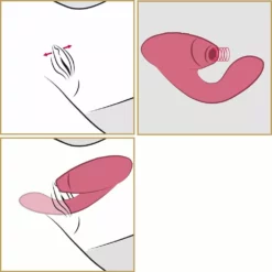 Womanizer Duo - Roze -Clitoris Vibrators Verkoop womanizer duo roze tek2