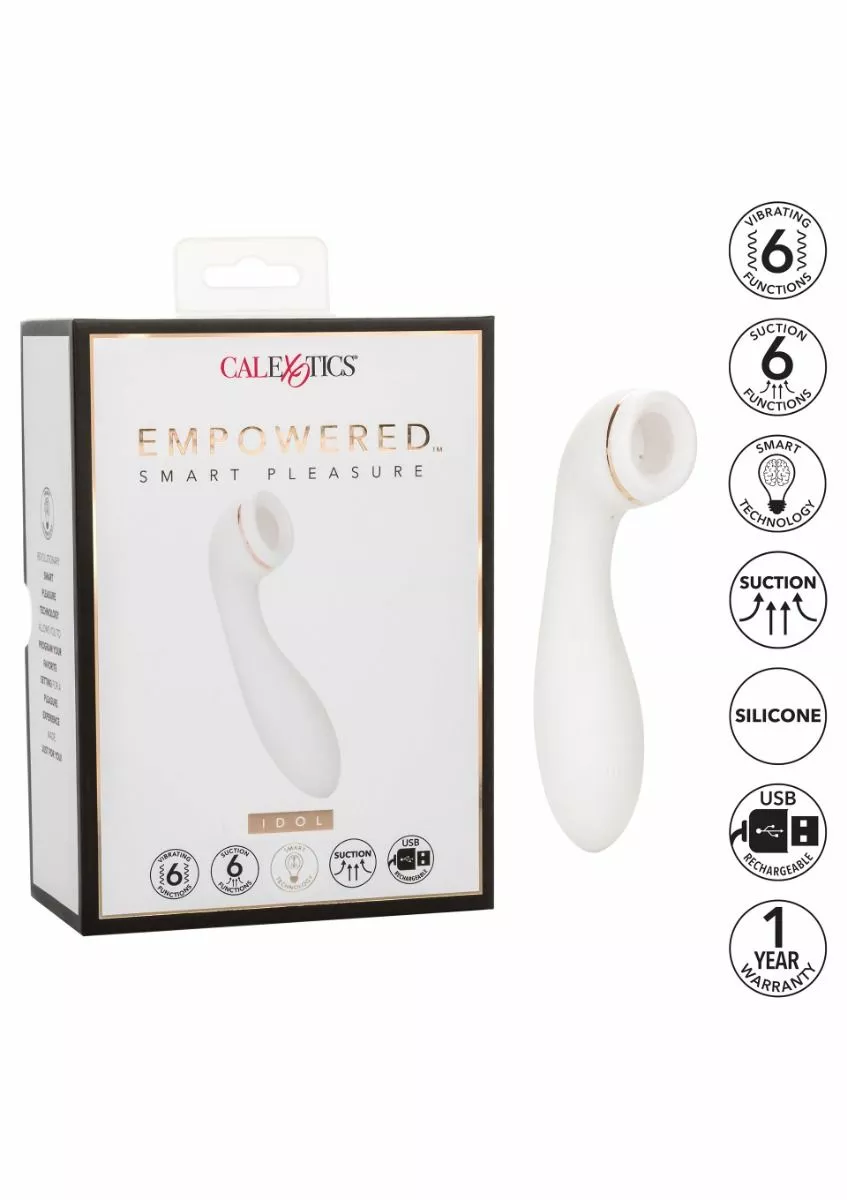 California Exotic Zuigende Clitoris Vibrator Smart Pleasure Idol 6 California Exotic Zuigende Clitoris Vibrator Smart Pleasure Idol - Afbeelding 4