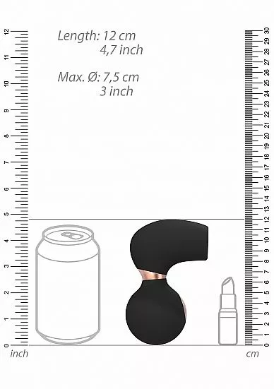 Shots Irresistible Irresistible Zuigende Vibrator Invincible - Zwart 4 Shots Irresistible Irresistible Zuigende Vibrator Invincible - Zwart - Afbeelding 2