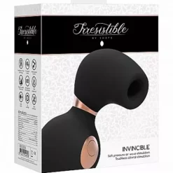 Shots Irresistible Irresistible Zuigende Vibrator Invincible - Zwart 20 Shots Irresistible Irresistible Zuigende Vibrator Invincible - Zwart -Clitoris Vibrators Verkoop zuigende vibrator invincible zwart verpakt