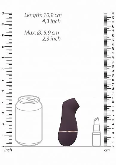 Shots Irresistible Irresistible - Zuigende Vibrator Kissable - Paars 5 Shots Irresistible Irresistible - Zuigende Vibrator Kissable - Paars - Afbeelding 3