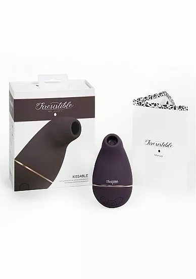 Shots Irresistible Irresistible - Zuigende Vibrator Kissable - Paars 7 Shots Irresistible Irresistible - Zuigende Vibrator Kissable - Paars - Afbeelding 5