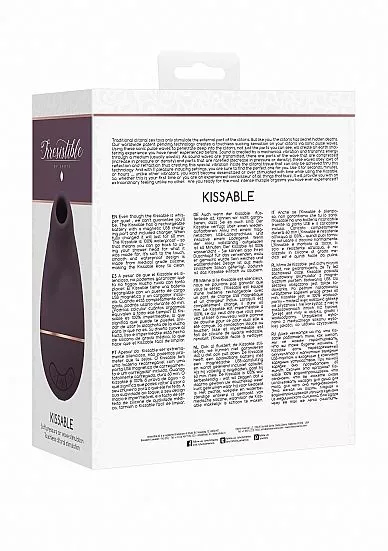 Shots Irresistible Irresistible - Zuigende Vibrator Kissable - Paars 12 Shots Irresistible Irresistible - Zuigende Vibrator Kissable - Paars - Afbeelding 10