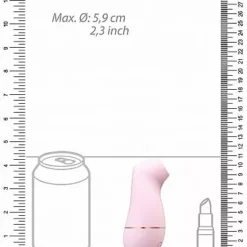 Shots Irresistible Irresistible - Zuigende Vibrator Kissable - Roze -Clitoris Vibrators Verkoop zuigende vibrator kissable roze afm