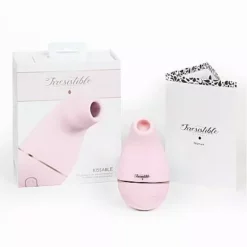 Shots Irresistible Irresistible - Zuigende Vibrator Kissable - Roze -Clitoris Vibrators Verkoop zuigende vibrator kissable roze sfeer