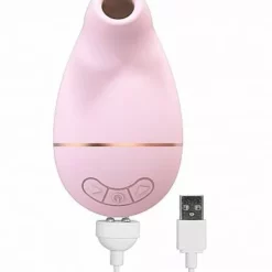 Shots Irresistible Irresistible - Zuigende Vibrator Kissable - Roze -Clitoris Vibrators Verkoop zuigende vibrator kissable roze usb