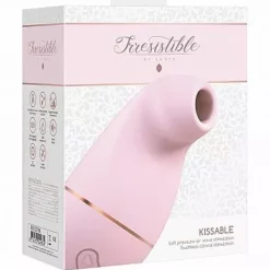 Shots Irresistible Irresistible - Zuigende Vibrator Kissable - Roze -Clitoris Vibrators Verkoop zuigende vibrator kissable roze verpakt
