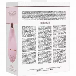 Shots Irresistible Irresistible - Zuigende Vibrator Kissable - Roze -Clitoris Vibrators Verkoop zuigende vibrator kissable roze verpakt ak