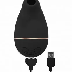 Shots Irresistible Irresistible Zuigende Vibrator Kissable - Zwart -Clitoris Vibrators Verkoop zuigende vibrator kissable zwart usb