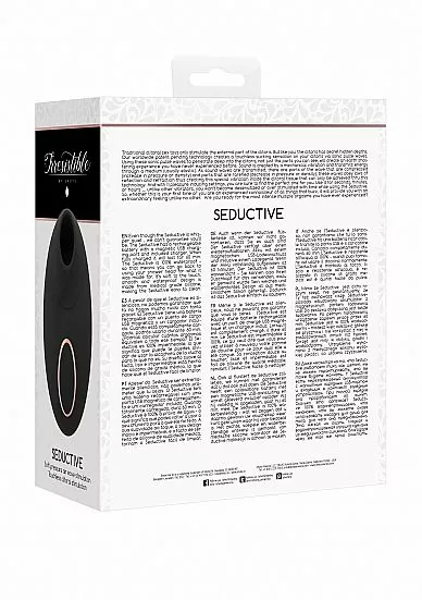 Shots Irresistible Irresistible Zuigende Vibrator Seductive - Zwart 9 Shots Irresistible Irresistible Zuigende Vibrator Seductive - Zwart - Afbeelding 7