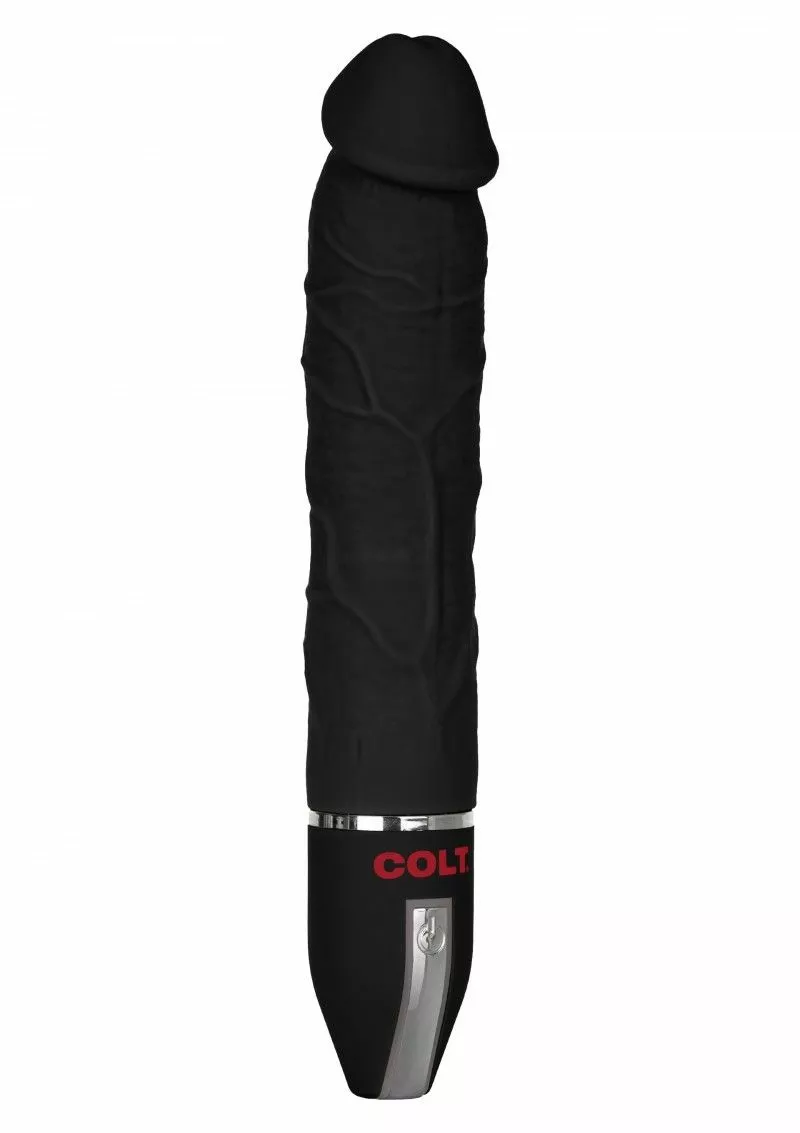 Zwarte Vibrerende Dildo - Colt Deep Drill 3 Zwarte Vibrerende Dildo - Colt Deep Drill